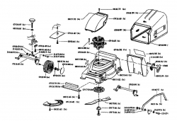 Ersatzteile Gutbrod Elektromäher MHE 320 Typ: 02821.02  (1994) Grundgerät
