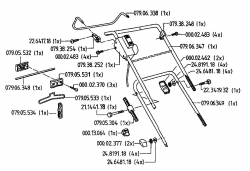 Ersatzteile Gutbrod Elektromäher MHE 320 Typ: 02821.02  (1994) Holm