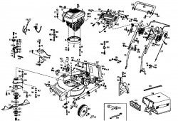 Ersatzteile Gutbrod Motormäher mit Antrieb MH 454 RBE Typ: 04024.01  (1995) Grundgerät