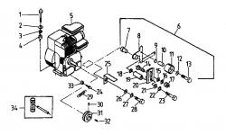 Ersatzteile Gutbrod Motorhacken MK 65-30 Typ: 07520.01  (1995) Motor