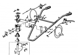 Ersatzteile Gutbrod Balkenmäher BM 100-2/G Typ: 07508.06  (1995) Holm