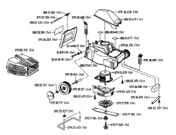 Ersatzteile Gutbrod Elektromäher HE 32 Typ: 02819.05  (1995) Grundgerät