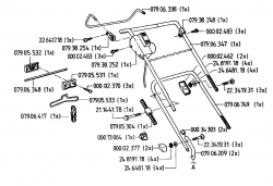 Ersatzteile Gutbrod Elektromäher HE 32 Typ: 02819.05  (1995) Holm