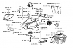 Ersatzteile Gutbrod Elektromäher HE 33 Typ: 02821.01  (1995) Grundgerät