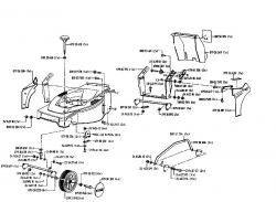 Ersatzteile Gutbrod Elektromäher HE 48 L Typ: 02817.03  (1995) Grundgerät