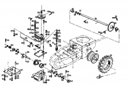 Ersatzteile Gutbrod Balkenmäher BM 710 Typ: 07515.03  (1995) Getriebe, Räder