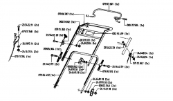 Ersatzteile Gutbrod Motormäher HB 42 L Typ: 04028.02  (1995) Holm
