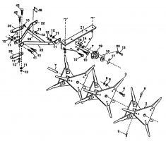 Ersatzteile Zubehör Garten- und Rasentraktoren Rasenlüfter RL 100-18 Typ: 04012.02  (1995) Grundgerät