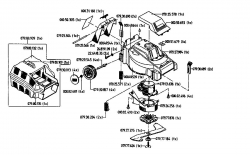 Ersatzteile Golf Elektromäher 240 HE Typ: 02822.03  (1995) Grundgerät