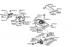 Ersatzteile Golf Elektromäher 445 HLES Typ: 04032.01  (1995) Grundgerät