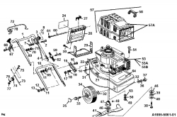Ersatzteile Golf Motormäher Golf B Typ: 04042.02 (1995) Grundgerät