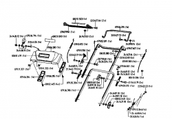 Ersatzteile Gutbrod Motormäher mit Antrieb HB 42 RL Typ: 04029.01  (1995) Holm