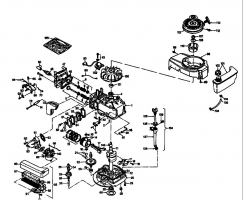 Ersatzteile Golf Balkenmäher 370 BMR 4 Typ: 07510.05  (1995) Motor