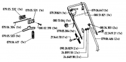 Ersatzteile Floraself Elektromäher 932 E Typ: 02823.08  (1995) Holm