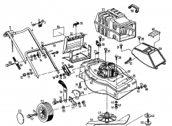 Ersatzteile Diana Elektromäher 45 E Typ: 02824.06  (1995) Grundgerät
