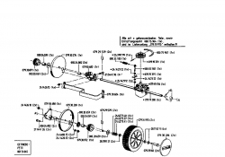 Ersatzteile Gutbrod Motormäher mit Antrieb HB 42 RL Typ: 04029.01  (1995) Getriebe, Räder