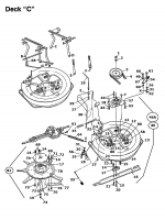 Ersatzteile Novotrac Rasentraktoren NOVOTRAC 11-76 HN Typ: 133-639C  (1993) Mähwerk C (30/76cm)