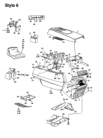 Ersatzteile MTD Rasentraktor K 765 N Typ: 135N766N678  (1995) Motorhaube 6-Style 