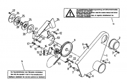 Ersatzteile Gutbrod Balkenmäher BM 107 Typ: 07517.05  (1996) Mähantrieb