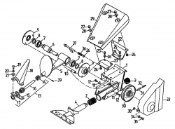 Ersatzteile Gutbrod Balkenmäher BM 107 Typ: 07517.05  (1996) Mähantrieb