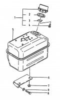 Ersatzteile Gutbrod Balkenmäher BM 107 Typ: 07517.05  (1996) Auspuff