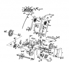 Ersatzteile Gutbrod Motorvertikutierer MV 504 Typ: 00053.05  (1996) Grundgerät