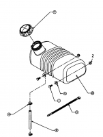 Ersatzteile Gutbrod Laubsauger mit Häckselfunktion LSH 66-80 Typ: 04201.04  (1996) Tank