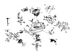 Ersatzteile Gutbrod Motormäher mit Antrieb MH 544 R Typ: 04031.04  (1996) Grundgerät