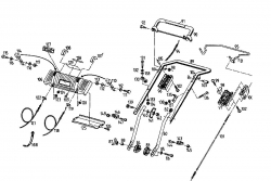 Ersatzteile Gutbrod Motormäher mit Antrieb MH 454 RV Typ: 04024.04  (1996) Holm
