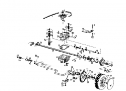 Ersatzteile Gutbrod Motormäher mit Antrieb MH 544 R Typ: 04031.04  (1996) Getriebe, Räder