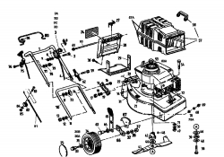 Ersatzteile Golf Motormäher Golf HBL Typ: 04060.01 (1996) Grundgerät