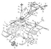 Ersatzteile Gutbrod Motorhacken MB 50-35 Typ: 04034.01  (1996) Grundgerät