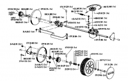 Ersatzteile Gutbrod Motormäher mit Antrieb HB 48 REL Typ: 02815.05  (1996) Getriebe, Räder
