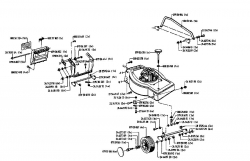 Ersatzteile Golf Elektromäher 445 HLES Typ: 04032.01  (1996) Grundgerät