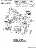 Ersatzteile Gutbrod Motormäher mit Antrieb HB 53 RL Typ: 126-648L604  (1996) Grundgerät