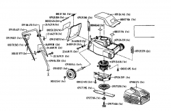 Ersatzteile Golf Elektromäher Junior Typ: 02819.08  (1996) Grundgerät