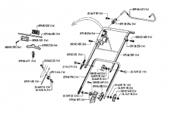 Ersatzteile Gutbrod Elektrovertikutierer VE 38 Typ: 07519.01  (1996) Holm
