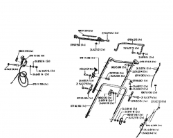 Ersatzteile Gutbrod Motormäher mit Antrieb HB 48 R Typ: 02815.06  (1996) Holm