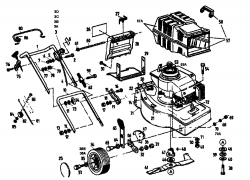 Ersatzteile Golf Motormäher Golf HBL Typ: 04042.04  (1996) Grundgerät