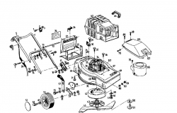 Ersatzteile Fair Line Elektromäher E 450 Typ: 02824.02  (1996) Grundgerät