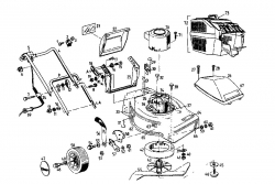 Ersatzteile Rasant Elektromäher 45 EM Typ: 04041.01  (1996) Grundgerät