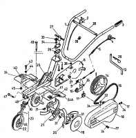 Ersatzteile Diana Motorhacken 50 MH Typ: 04034.07  (1996) Grundgerät
