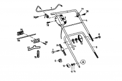 Ersatzteile Diana Elektromäher 45 EL Typ: 04041.02  (1996) Holm