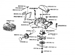 Ersatzteile Diana Elektromäher 32 EL Typ: 04039.07  (1996) Grundgerät