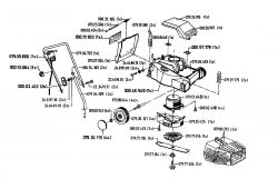 Ersatzteile Golf Elektromäher Darling-PL Typ: 04027.05  (1996) Grundgerät