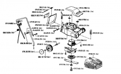 Ersatzteile Golf Elektromäher Junior-PL Typ: 04027.04  (1996) Grundgerät
