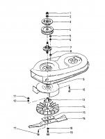 Ersatzteile Zubehör Garten- und Rasentraktoren Gebläsevorrichtung GAL 800 Typ: 04202.03 (1996) Gebläsevorrichtung