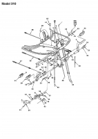 Ersatzteile Yard-Man Rasentraktoren Beetle Typ: 13A-310-643  (1997) Bedienelemente
