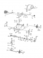 Ersatzteile Gutbrod Elektrovertikutierer VE 38 Typ: 07519.03  (1997) Elektromotor, Messerwalze, Räder