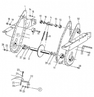 Ersatzteile Gutbrod Motorhacken MB 62-35 Typ: 07518.05  (1997) Kettenkasten